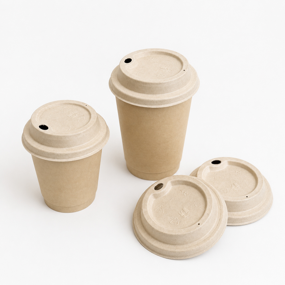 Paper Cups with Bamboo Pulp Double-Layer Design