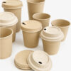 Paper Cups with Bamboo Pulp Double-Layer Design