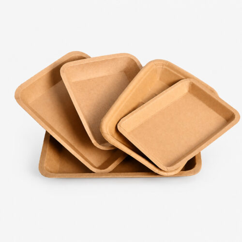 Paper Food Trays for Sushi and Bakery Packing Paper Food Trays for Sushi and Bakery Packing