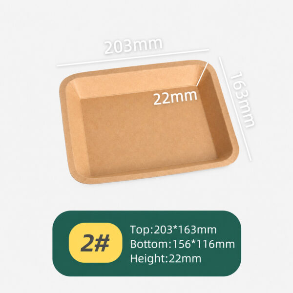 Paper Food Trays for Sushi and Bakery Packing