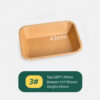 Paper Food Trays for Sushi and Bakery Packing