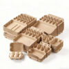 Paper Pulp Egg Carton with Hinged Lid Paper Pulp Egg Carton with Hinged Lid