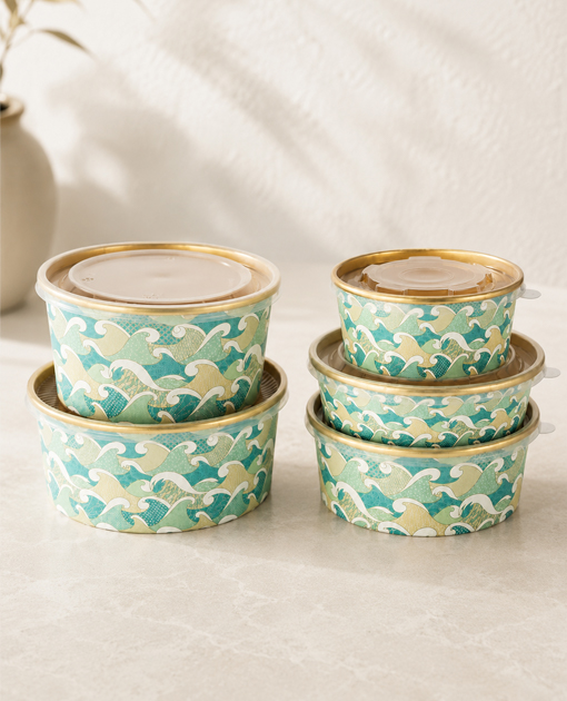 Paper bowls for office meals, catering, and events