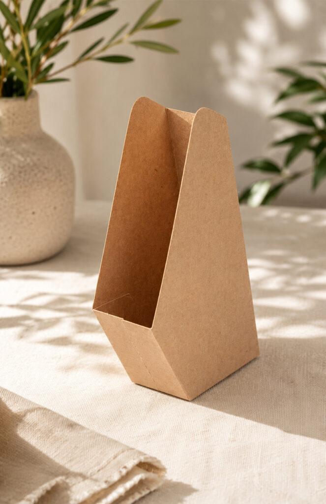 Paper food tray filled with Taco for concession service