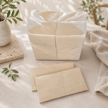 Paper napkin packaging options for hospitality wholesalers