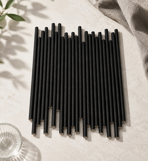 Paper straws supplied for beverage packaging buyers