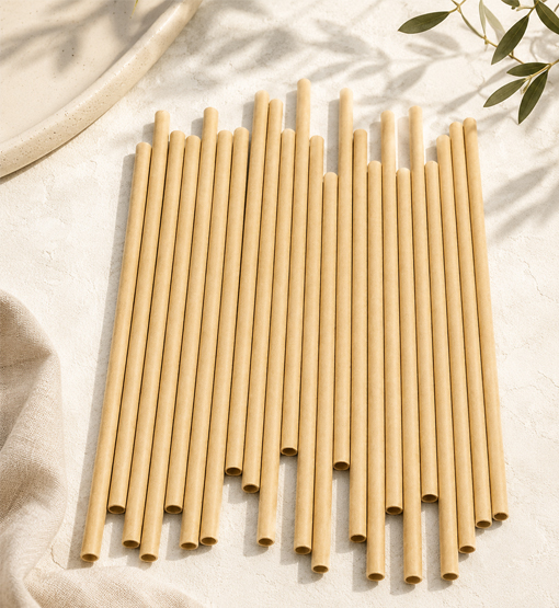 Paper straws supplied for beverage packaging buyers
