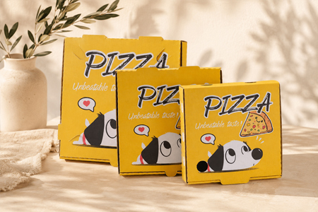 Plain stock pizza boxes for distributors and wholesalers