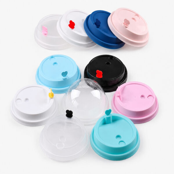 Plastic Cup Lids for Coffee and Cold Drinks