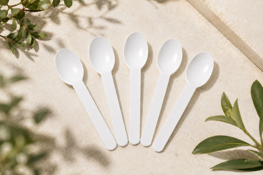 Plastic spoon sizes and colors for commercial foodservice procurement