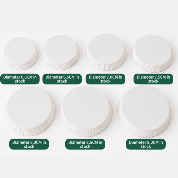 Pleated Paper Cup Lid with Optional Straw Hole and Logo