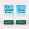 Pocket Tissue Packs, 10-Count 3-Ply Travel Format Pocket Tissue Packs, 10-Count 3-Ply Travel Format