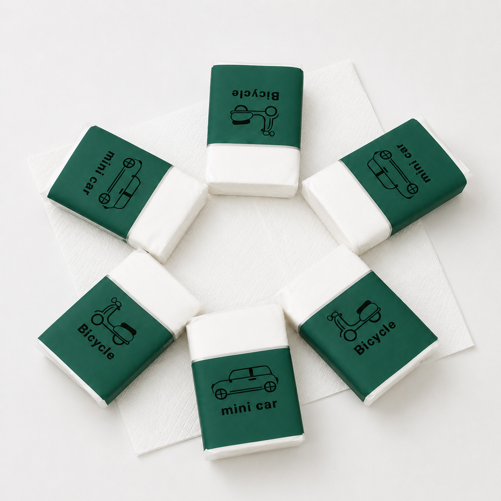 Pocket Tissue Packs for Travel and Retail Supply