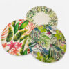 Printed Bamboo-Style Plate for Catering Service Printed Bamboo-Style Plate for Catering Service