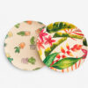 Printed Bamboo-Style Plate for Catering Service Printed Bamboo-Style Plate for Catering Service