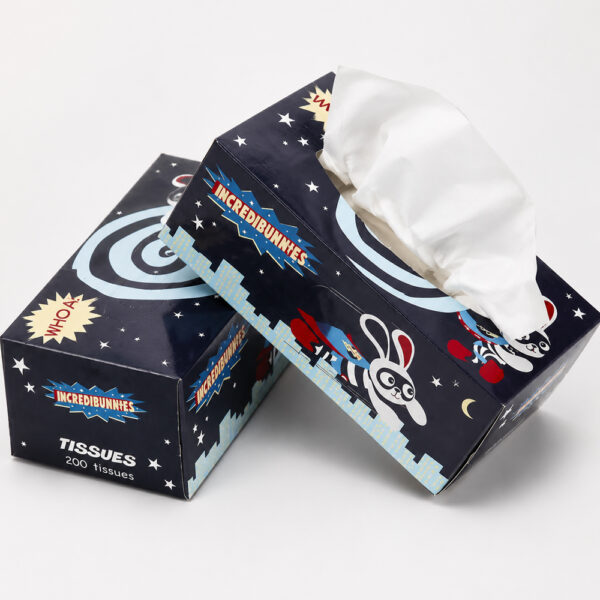 Printed Facial Tissue Boxes for Private Label Supply