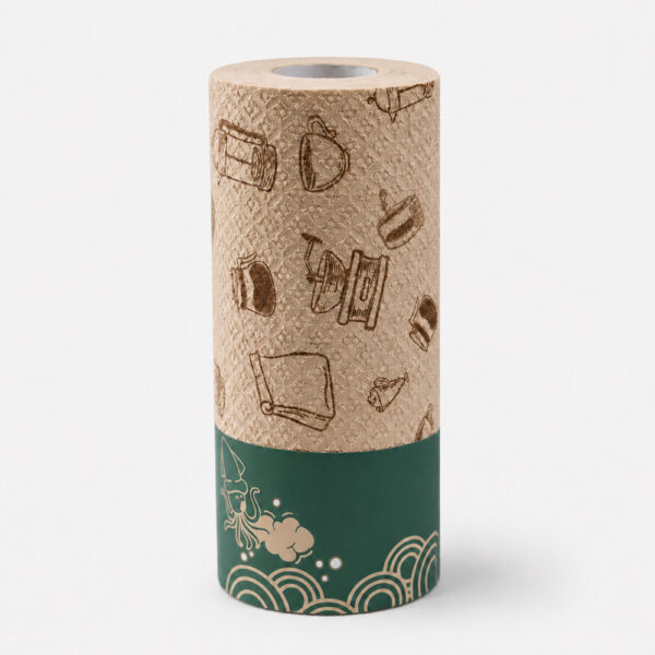 Printed Kitchen Paper Towel Roll for Cleaning Printed Kitchen Paper Towel Roll for Cleaning