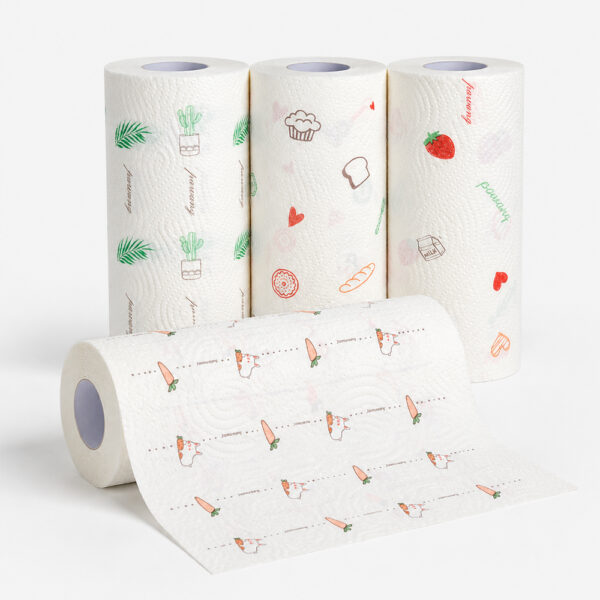 Printed Kitchen Paper Towel Roll for Custom Supply Printed Kitchen Paper Towel Roll for Custom Supply
