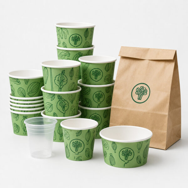 Printed Paper Bowl for Salad and Takeaway Meals Printed Paper Bowl for Salad and Takeaway Meals