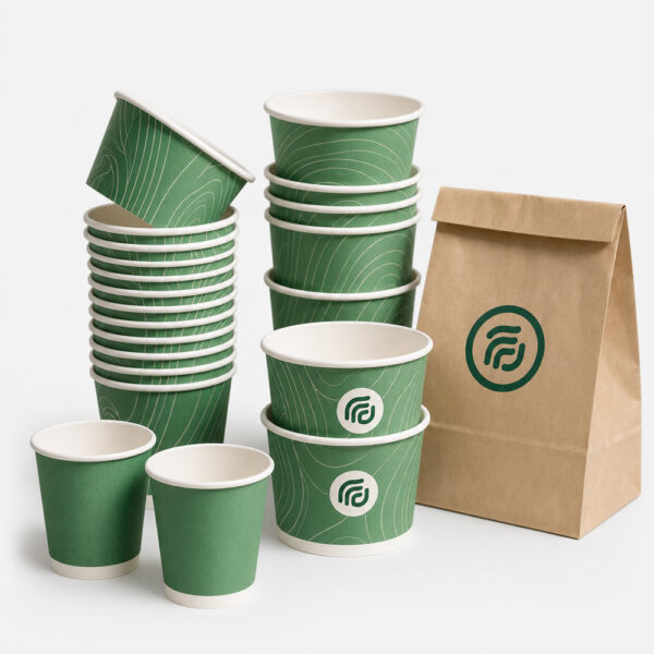 Printed Paper Bowl for Salad and Takeaway Meals Printed Paper Bowl for Salad and Takeaway Meals