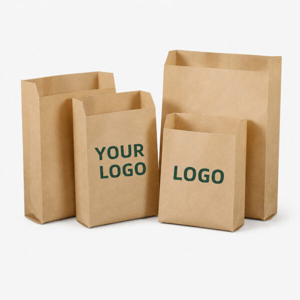 Printed Paper Food Bags for Takeaway Snacks Printed Paper Food Bags for Takeaway Snacks