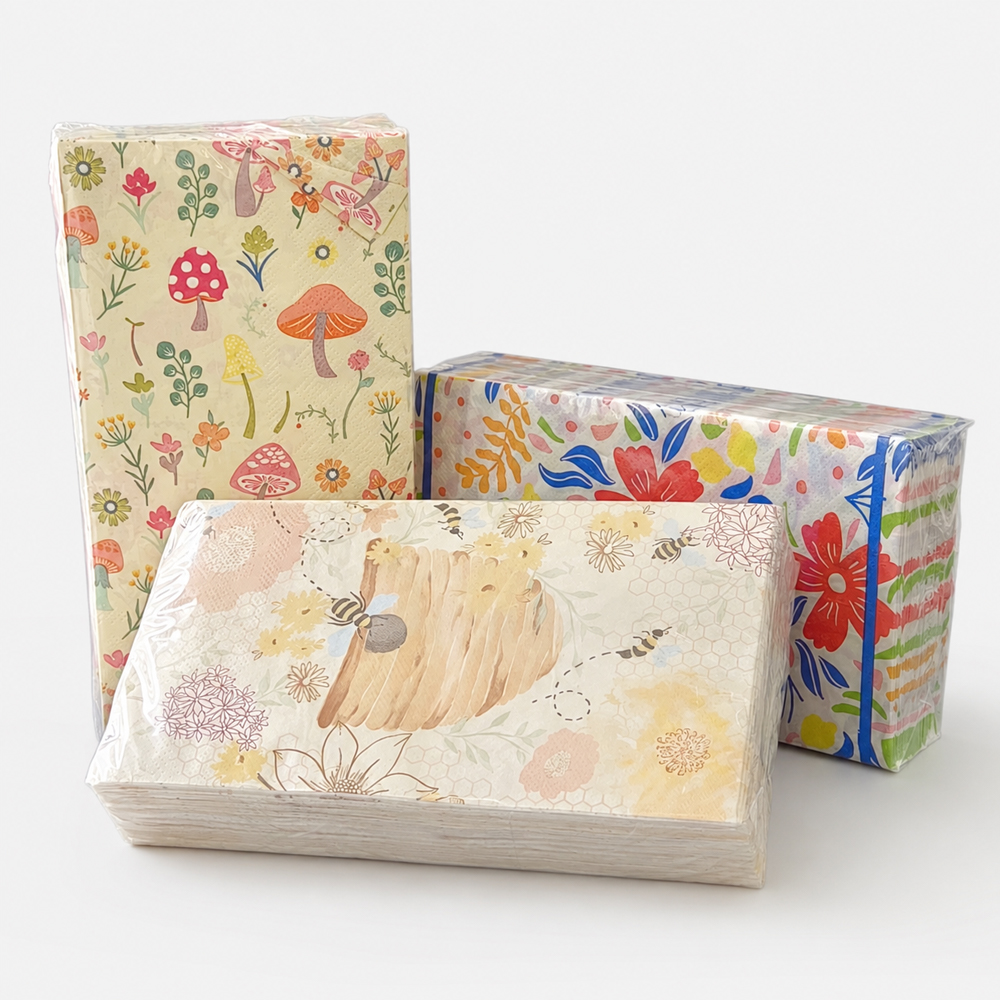 Printed Paper Napkins for Catering and Table Service