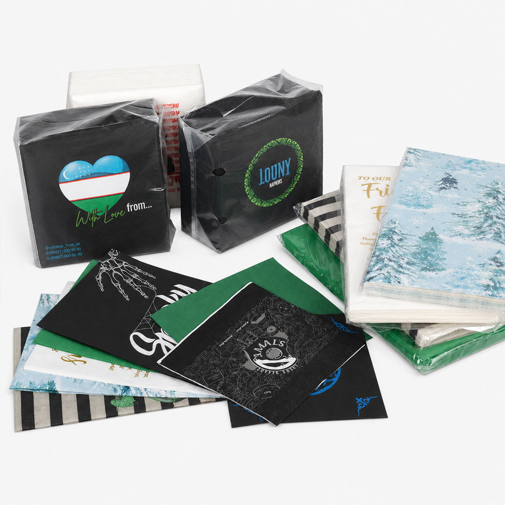 Printed Paper Napkins for Foodservice and Catering