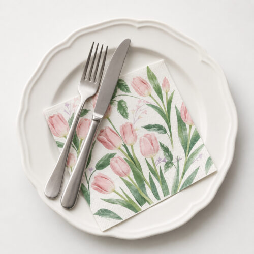 Printed Paper Napkins for Restaurant Table Service Printed Paper Napkins for Restaurant Table Service
