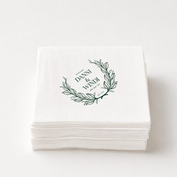 Printed Paper Wedding Napkins for Event Table Service Printed Paper Wedding Napkins for Event Table Service