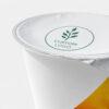 Printed Plastic Yogurt Cup with Peelable Foil-Style Lid Printed Plastic Yogurt Cup with Peelable Foil-Style Lid