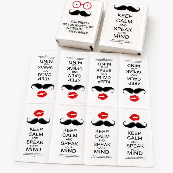 Printed Pocket Tissue Packs for Travel and Retail Printed Pocket Tissue Packs for Travel and Retail