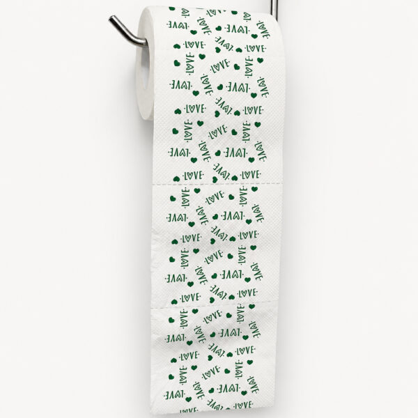 Printed Toilet Paper Roll for Valentine Retail Printed Toilet Paper Roll for Valentine Retail