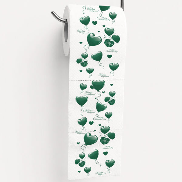 Printed Toilet Paper Roll for Valentine Retail Printed Toilet Paper Roll for Valentine Retail