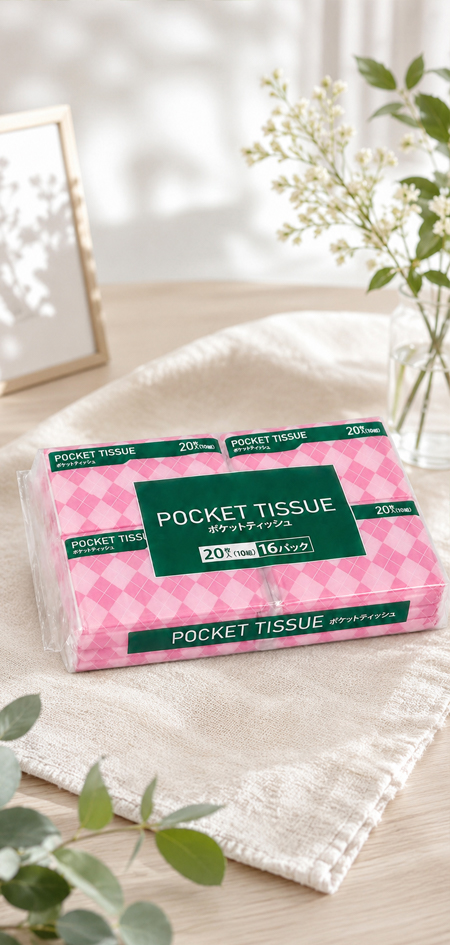 Private label pocket tissue packs ready for wholesale ordering