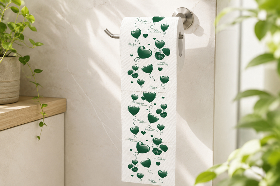 Private-label toilet paper product range for importers