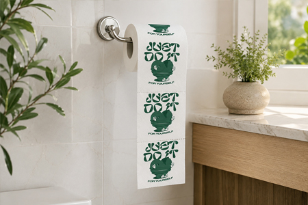 Private-label toilet paper product range for importers