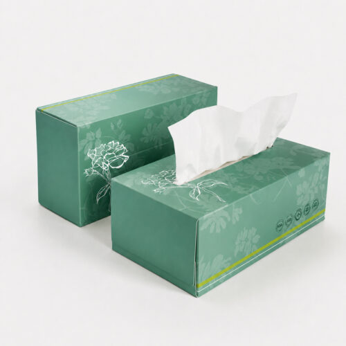 Rectangular Facial Tissue Box for Private Label Supply Rectangular Facial Tissue Box for Private Label Supply