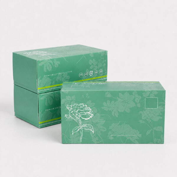 Rectangular Facial Tissue Box for Private Label Supply Rectangular Facial Tissue Box for Private Label Supply