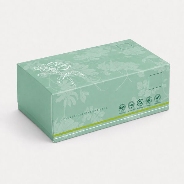 Rectangular Facial Tissue Box for Private Label Supply Rectangular Facial Tissue Box for Private Label Supply