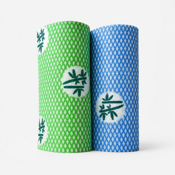 Reusable Bamboo Kitchen Towel Roll for Cleaning