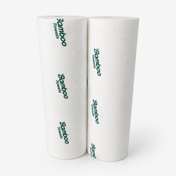 Reusable Bamboo Kitchen Towel Roll for Cleaning