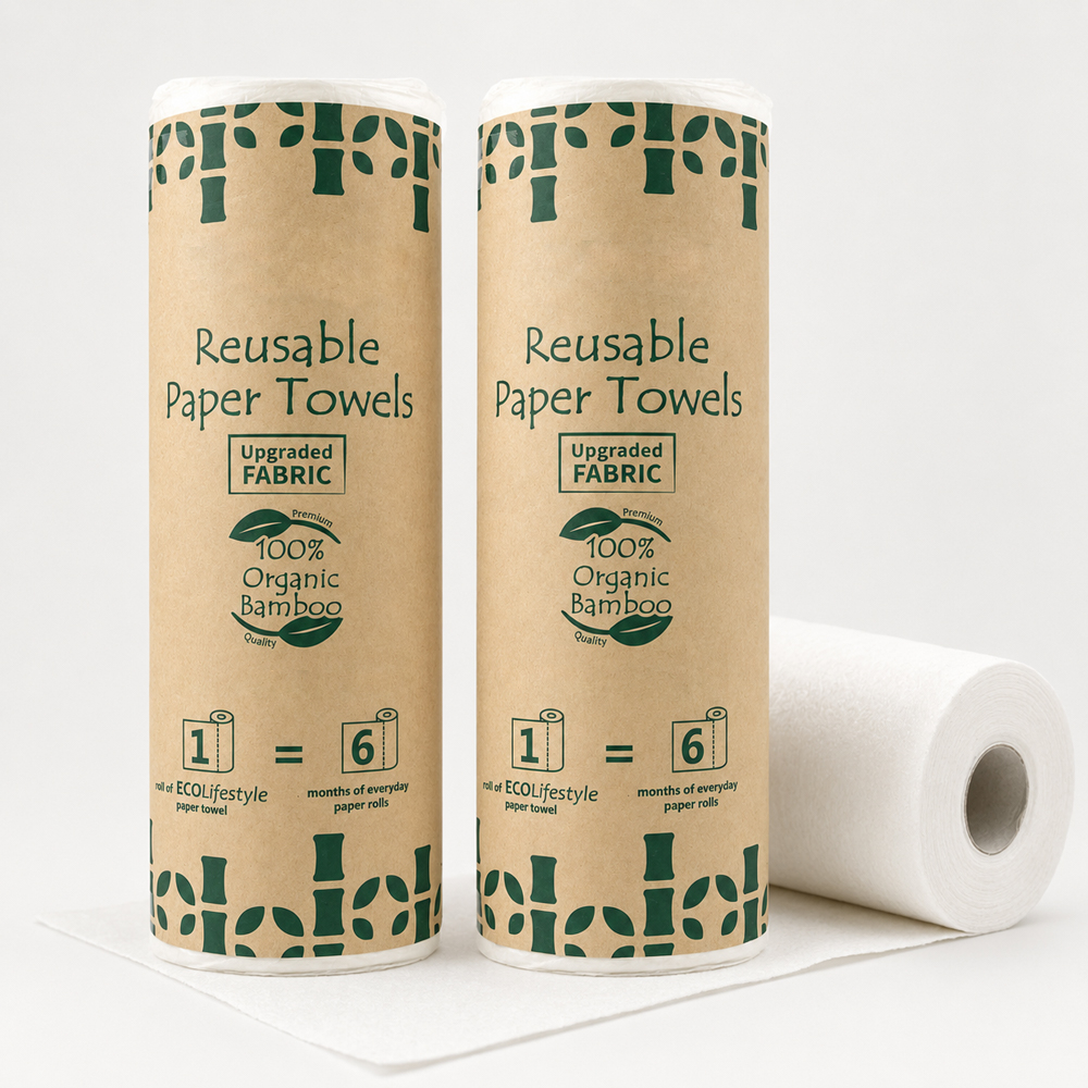 Reusable Kitchen Paper Towel Roll for Cleaning