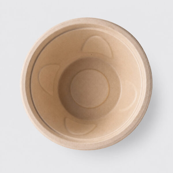 Round Bamboo Fiber Bowl with Fitted Lid for Meal Service Round Bamboo Fiber Bowl with Fitted Lid for Meal Service