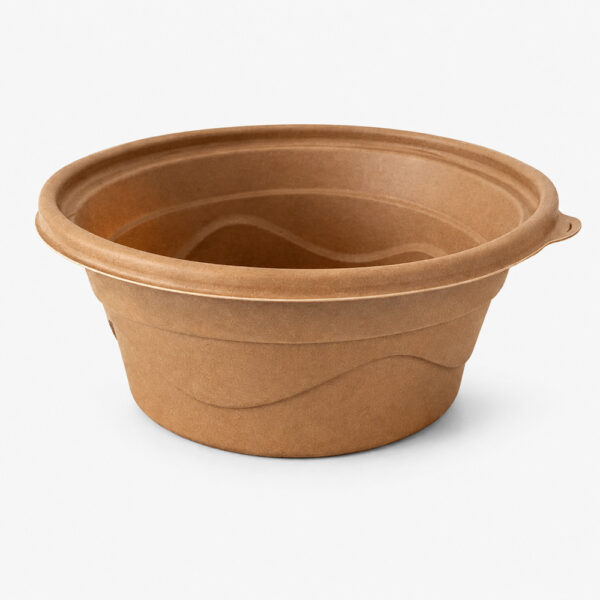 Round Molded Bamboo Fiber Bowl with Lid for Takeaway Round Molded Bamboo Fiber Bowl with Lid for Takeaway