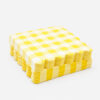 Scalloped Paper Napkins in Yellow Gingham Scalloped Paper Napkins in Yellow Gingham