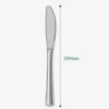 Silver Disposable Knife for Catering Service