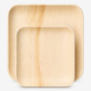 Square Areca Palm Leaf Plates for Catering