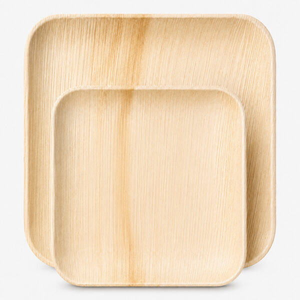 Square Areca Palm Leaf Plates for Catering