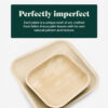 Square Areca Palm Leaf Plates for Catering