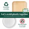 Square Areca Palm Leaf Plates for Catering
